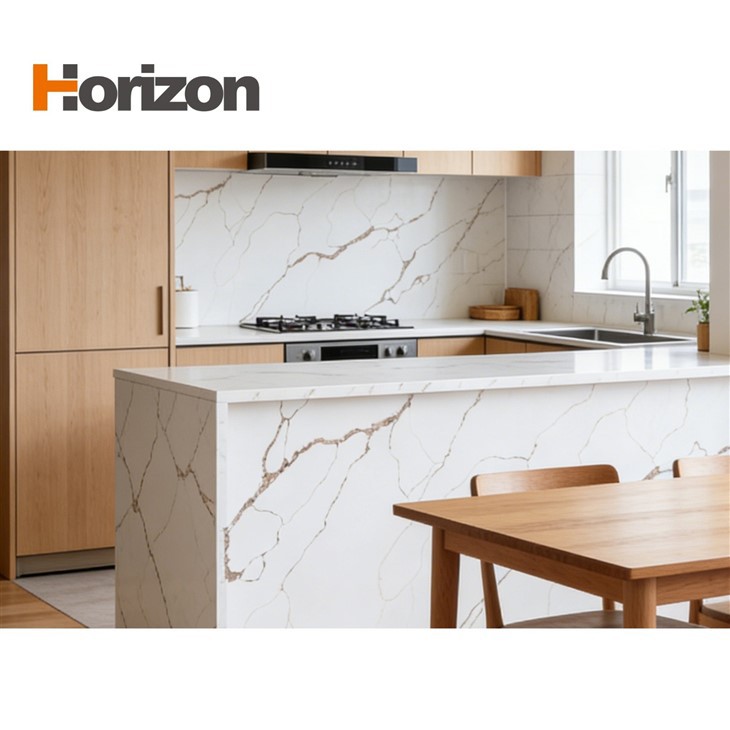 White Quartz Jade Stone Top For Modern Kitchen best
